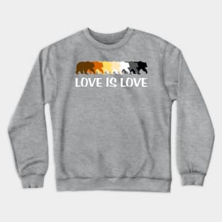 Love is Love Bear Pride Crewneck Sweatshirt